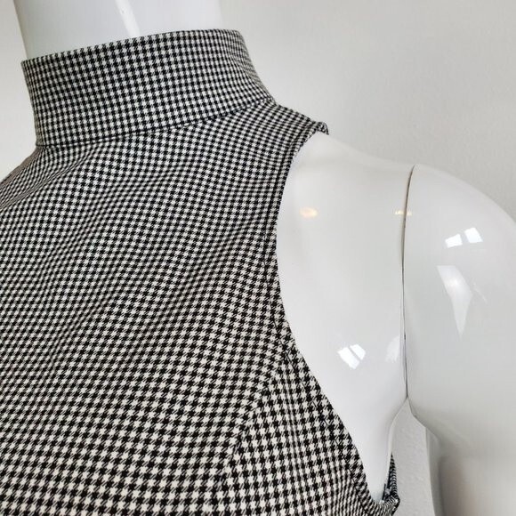 Urban Outfitters Black Gingham Mini Dress - Picture 7 of 11